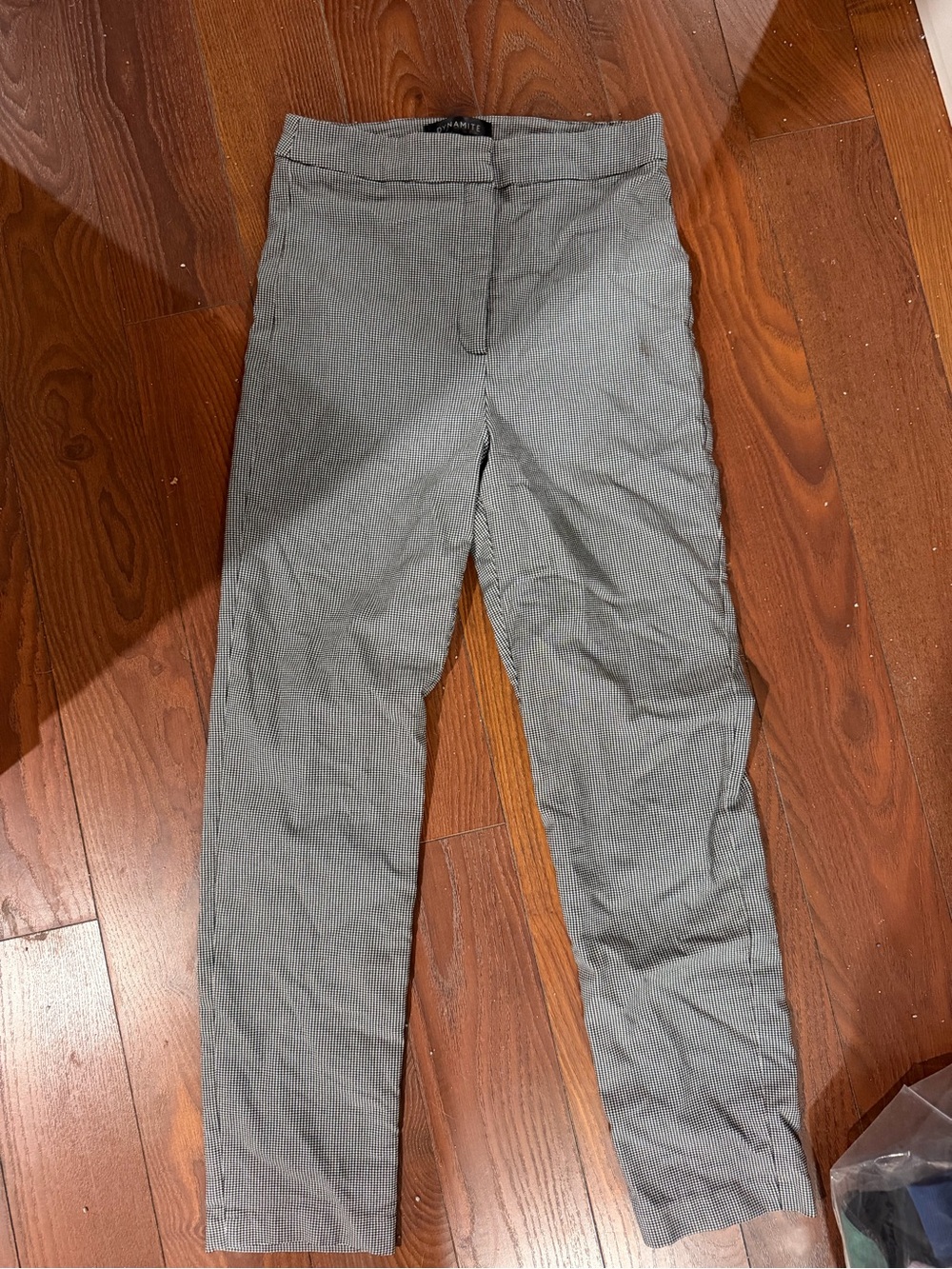Dynamite Gray Pinstripe Chinos